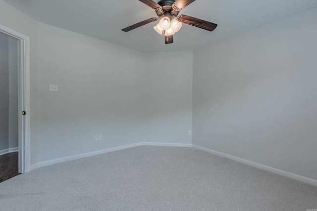5045 Maple Leaf Dr, Benton, AR 72019 - carpeted spare room with a ceiling fan and baseboards