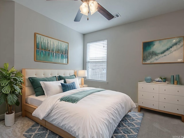 5045 Maple Leaf Dr, Benton, AR 72019 - bedroom with carpet floors and a ceiling fan