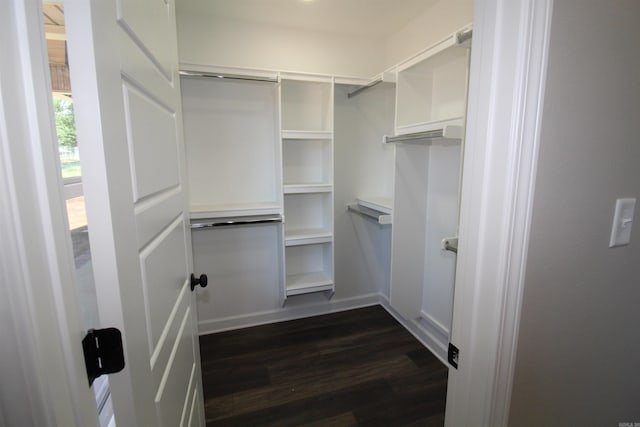 308 N Arch St, Sheridan, AR 72150 - walk in closet featuring dark wood-style floors