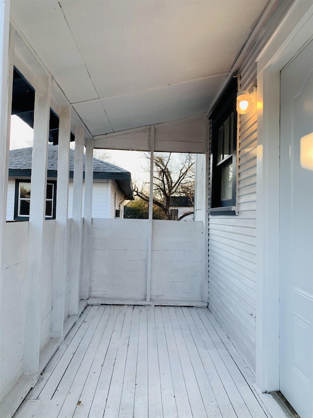 view of deck