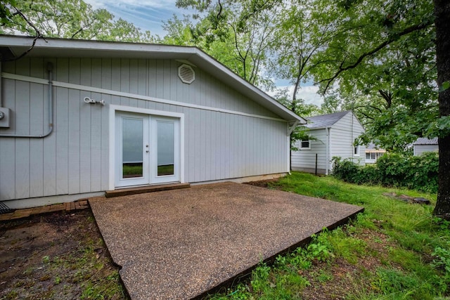 708 N Taylor St, Little Rock, AR 72205 - back of house featuring french doors and a patio