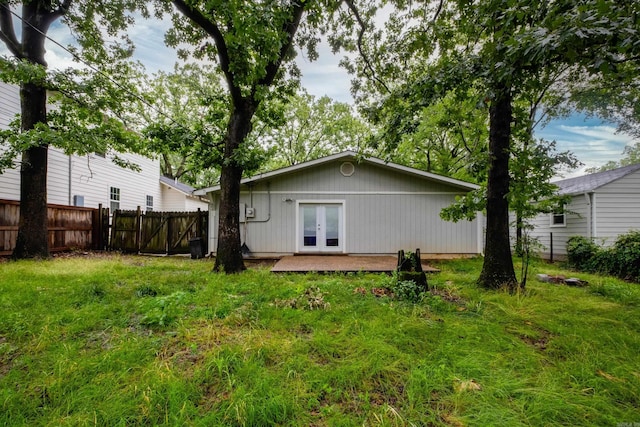 708 N Taylor St, Little Rock, AR 72205 - back of house featuring french doors