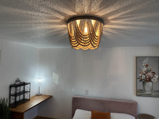810 N Pear St, Searcy, AR 72143 - interior space featuring a chandelier and a textured ceiling