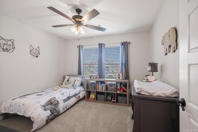 1449 Woolridge Dr, Benton, AR 72019 - bedroom with carpet floors and a ceiling fan