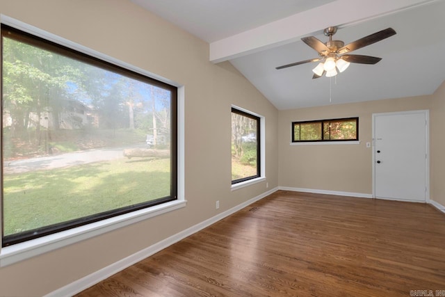 18 Woodcliff Cir, Little Rock, AR 72204 - empty room with wood finished floors, baseboards, and ceiling fan