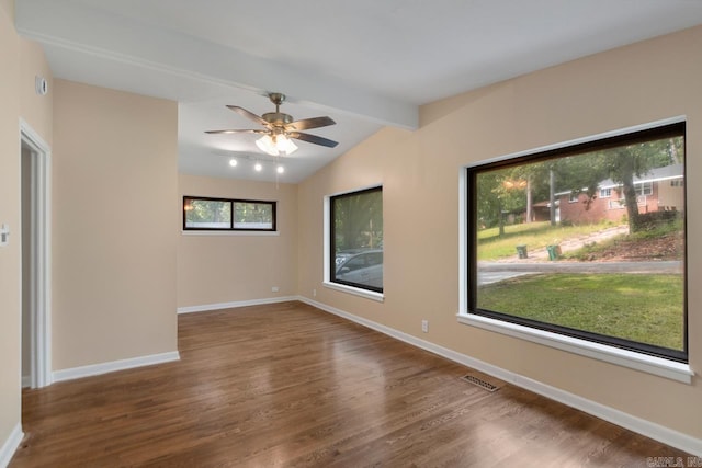 18 Woodcliff Cir, Little Rock, AR 72204 - empty room with wood finished floors, ceiling fan, and baseboards