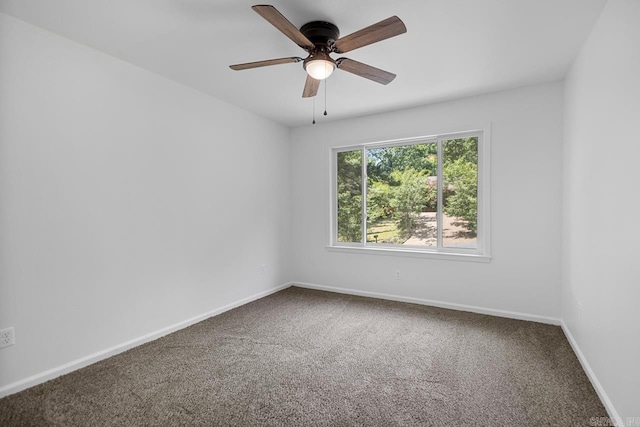 3 Poydras Dr, Little Rock, AR 72211 - empty room with carpet floors, baseboards, and a ceiling fan