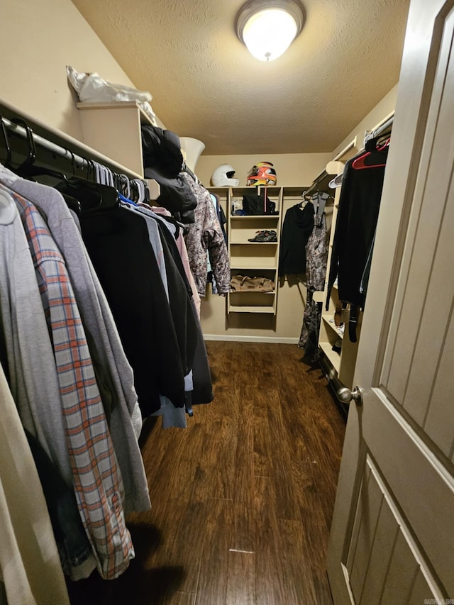 216 Plum Dr, Austin, AR 72023 - spacious closet featuring wood finished floors