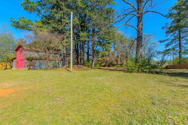 3110 Edison Ave, Benton, AR 72015 - view of yard with a barn and an outbuilding