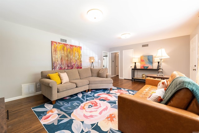 6924 W Markham St, Little Rock, AR 72205 - living room featuring wood finished floors and baseboards