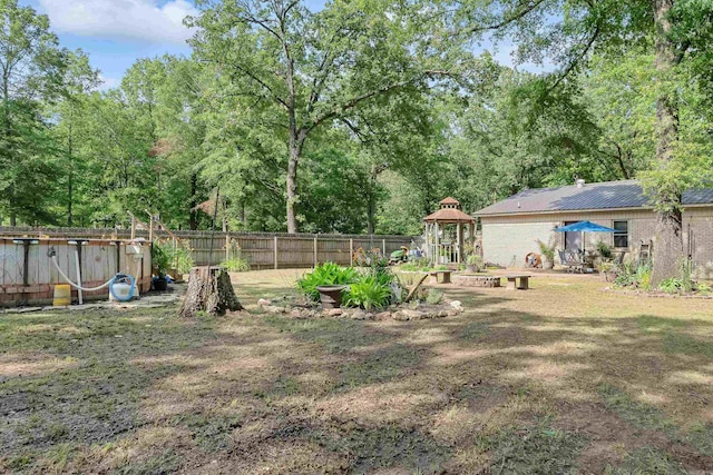 234 Robin Ln, Walnut Ridge, AR 72476 - view of yard with a gazebo