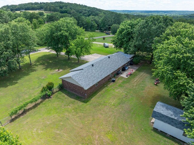 drone / aerial view