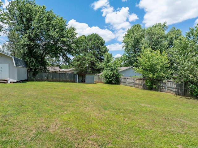 view of yard