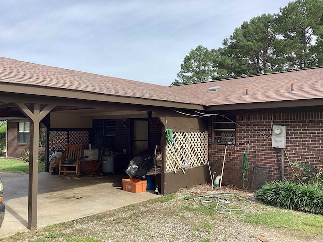 228 Nevada 66 W, Prescott, AR 71857 - view of patio / terrace with an attached carport