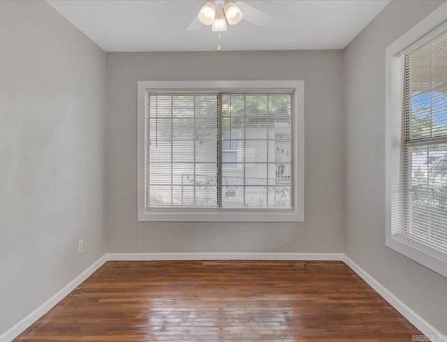 122 Kenwood St, Hot Springs, AR 71913 - unfurnished room with healthy amount of natural light, wood finished floors, and baseboards