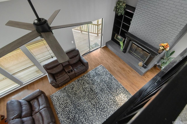 38 Ninth Fairway Loop, Maumelle, AR 72113 - living room with wood finished floors