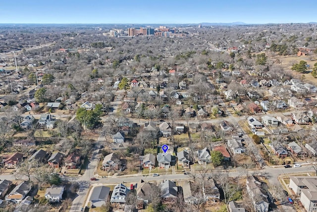 212 Barton St, Little Rock, AR 72205 - aerial view of property's location with nearby suburban area