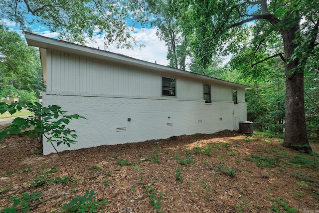 1716 Walnut St, Arkadelphia, AR 71923 - view of property exterior with central air condition unit and crawl space
