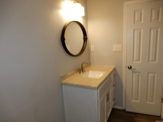 100 Douglas, Judsonia, AR 72180 - bathroom featuring vanity and wood finished floors
