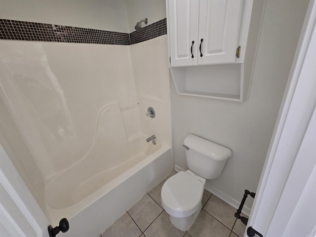 19 Twin Lks, Cabot, AR 72023 - full bath with toilet, shower / bathtub combination, tile patterned floors, and baseboards