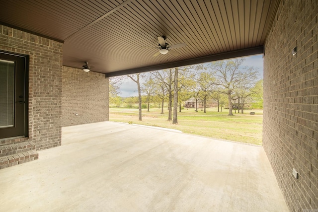 50 Wellington Pl, Cabot, AR 72023 - view of patio featuring ceiling fan