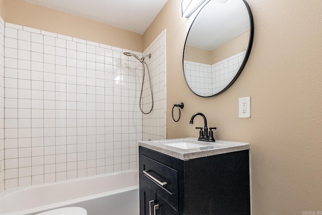 3317 W 7th St, Little Rock, AR 72205 - full bathroom featuring vanity and shower / bathtub combination