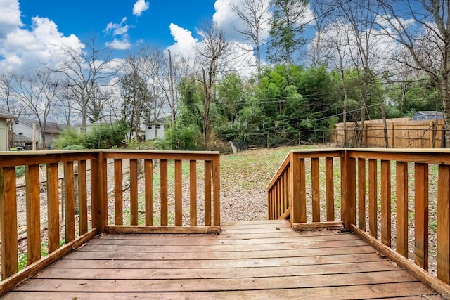 3317 W 7th St, Little Rock, AR 72205 - view of wooden deck