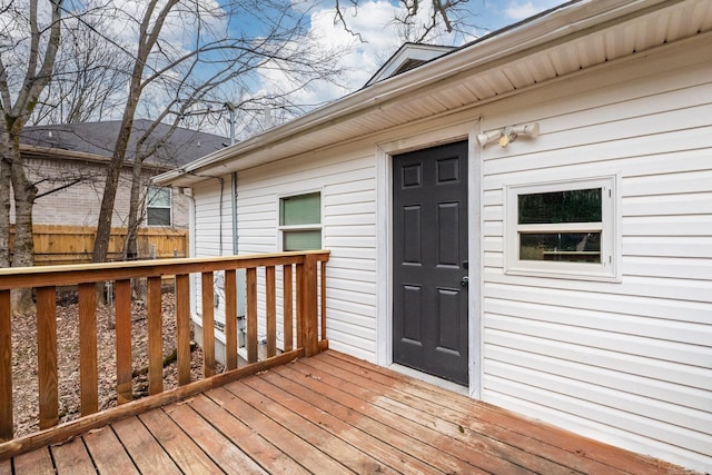 3317 W 7th St, Little Rock, AR 72205 - view of wooden terrace