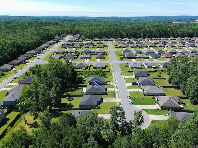 4114 Valles Rd, North Little Rock, AR 72118 - aerial view of residential area with a heavily wooded area