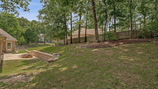 2207 Byrnewood, Jonesboro, AR 72404 - view of yard featuring a patio area
