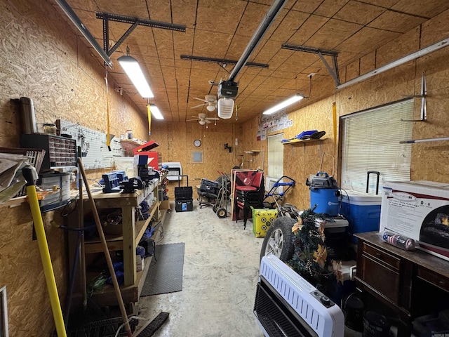 821 S 12th Ave, Piggott, AR 72454 - garage with a workshop area