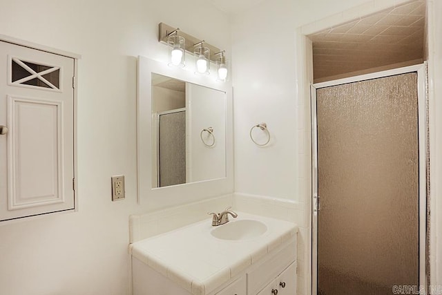 5 Brookridge Dr, Little Rock, AR 72205 - full bathroom with vanity and a shower stall