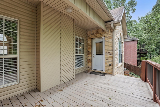5017 Calico Creek Cv, North Little Rock, AR 72116 - view of wooden deck