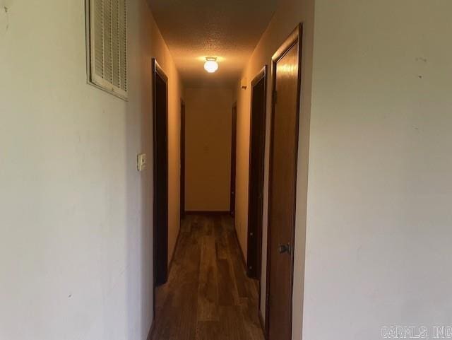 1995 Rosebud Rd, Quitman, AR 72131 - hall with dark wood-type flooring