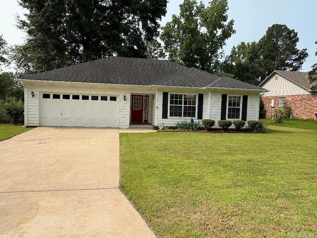 34 Bent Tree Dr, Cabot, AR 72023 - single story home with concrete driveway, an attached garage, and a front yard