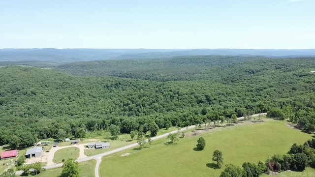 5867 County Road 4160, Ozark, AR 72949 - drone / aerial view of a heavily wooded area