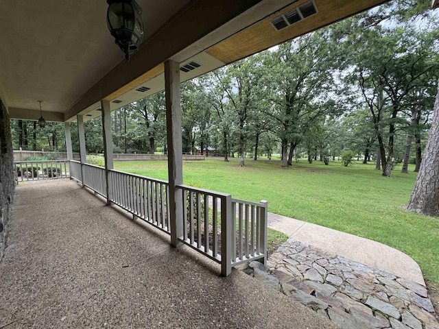 5901 Star Ln, Little Rock, AR 72223 - view of patio / terrace