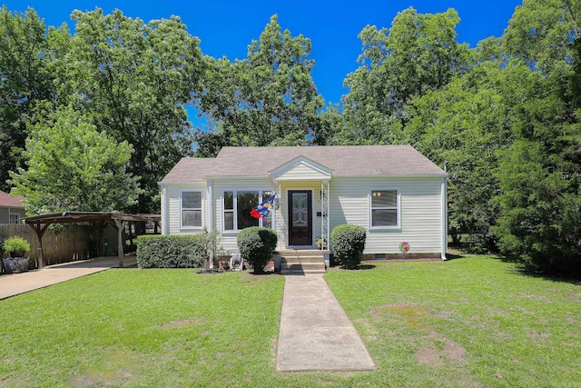 831 Jackman St, Benton, AR 72015 - bungalow with a carport, crawl space, and concrete driveway
