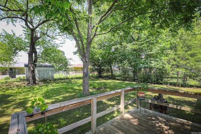 831 Jackman St, Benton, AR 72015 - view of wooden terrace