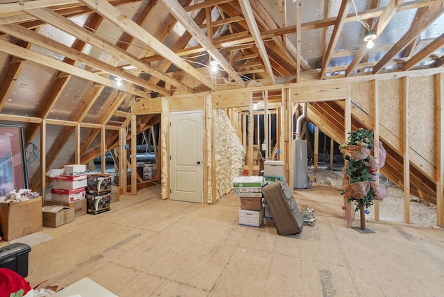 1606 Hilldale, Alexander, AR 72002 - unfinished attic with water heater