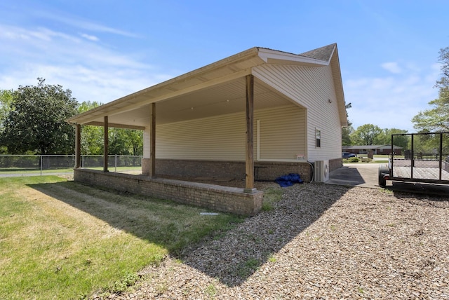 1606 Hilldale, Alexander, AR 72002 - view of side of home with brick siding
