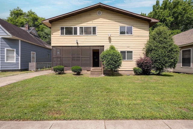1411 Maple St, North Little Rock, AR 72114 - view of front of home with a front lawn and entry steps