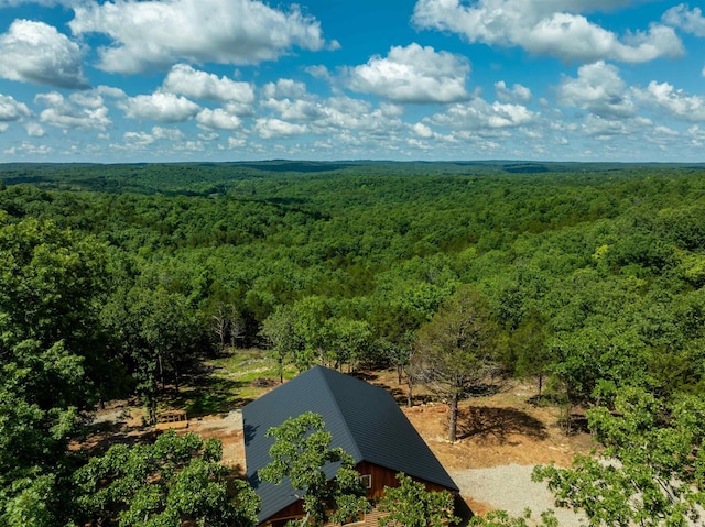 447 Griffin Rd, Hardy, AR 72542 - aerial view of property and surrounding area featuring a forest
