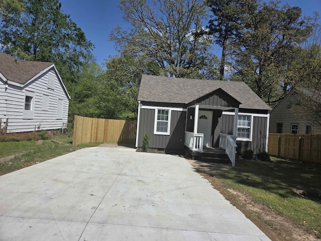4518 W 25th, Little Rock, AR 72204 - bungalow-style house featuring board and batten siding and a shingled roof