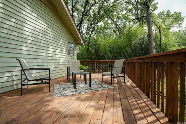 2318 Breckenridge Dr, Little Rock, AR 72227 - view of wooden deck