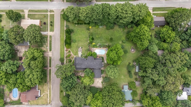aerial view of property's location