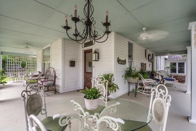 view of porch