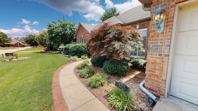 4335 Gazebo Dr, Conway, AR 72034 - view of grassy yard with a garage