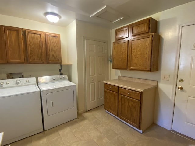47 Eagle Ln, Mount Ida, AR 71957 - laundry room with cabinet space and washer and dryer