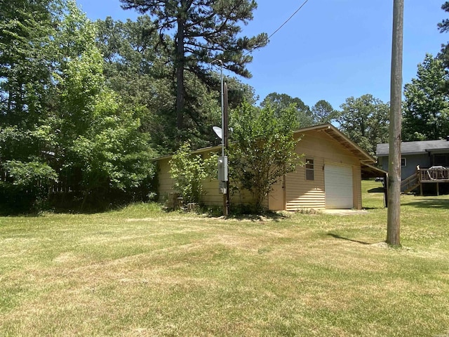 47 Eagle Ln, Mount Ida, AR 71957 - view of grassy yard featuring an outbuilding